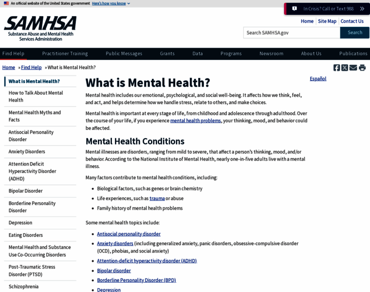 Mentalhealth.gov thumbnail