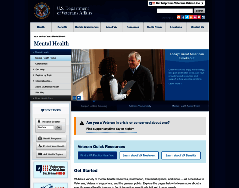 Mentalhealth.va.gov thumbnail