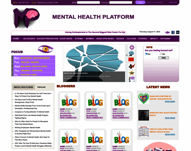 Mentalhealthplatform.com thumbnail