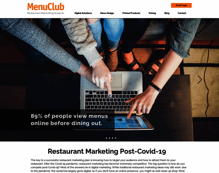 Menuclub.com thumbnail