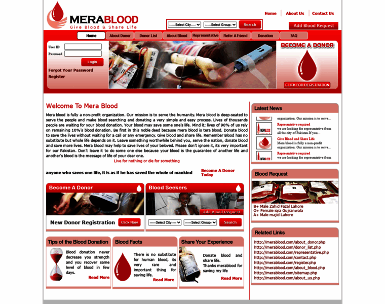 Merablood.com thumbnail
