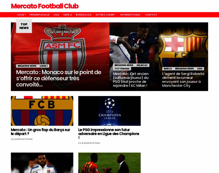 Mercatofootballclub.fr thumbnail