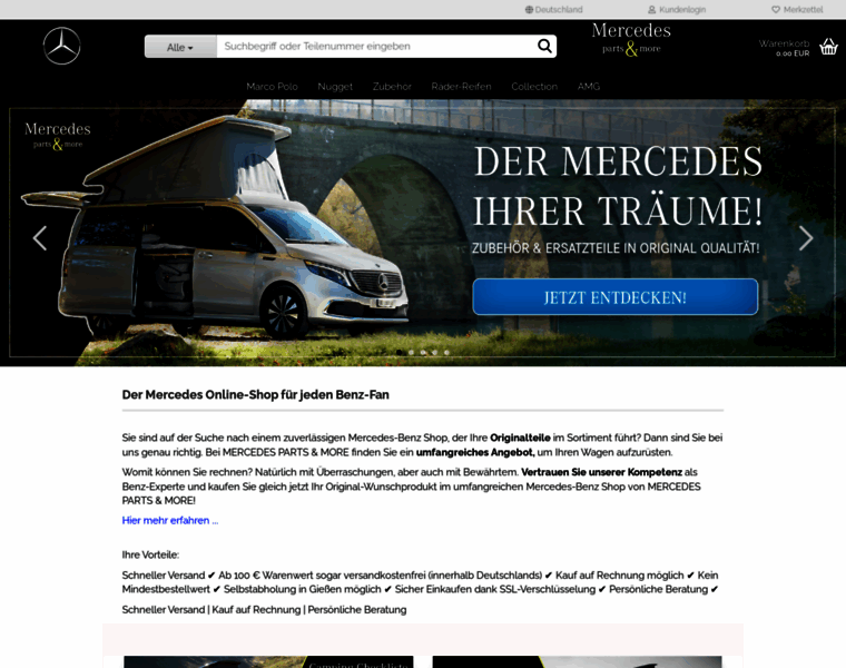 Mercedes-parts-and-more.de thumbnail