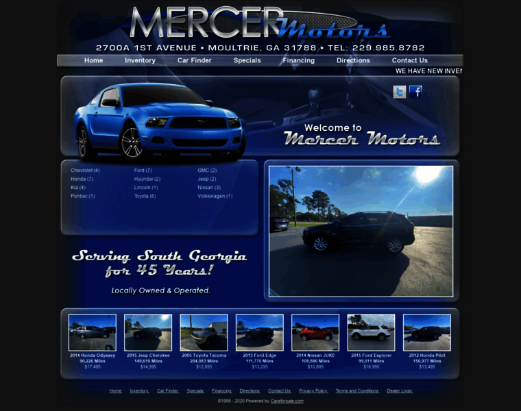 Mercer-motors.com thumbnail