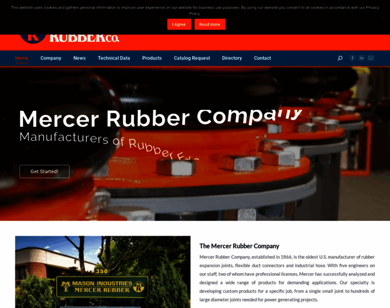 Mercer-rubber.com thumbnail