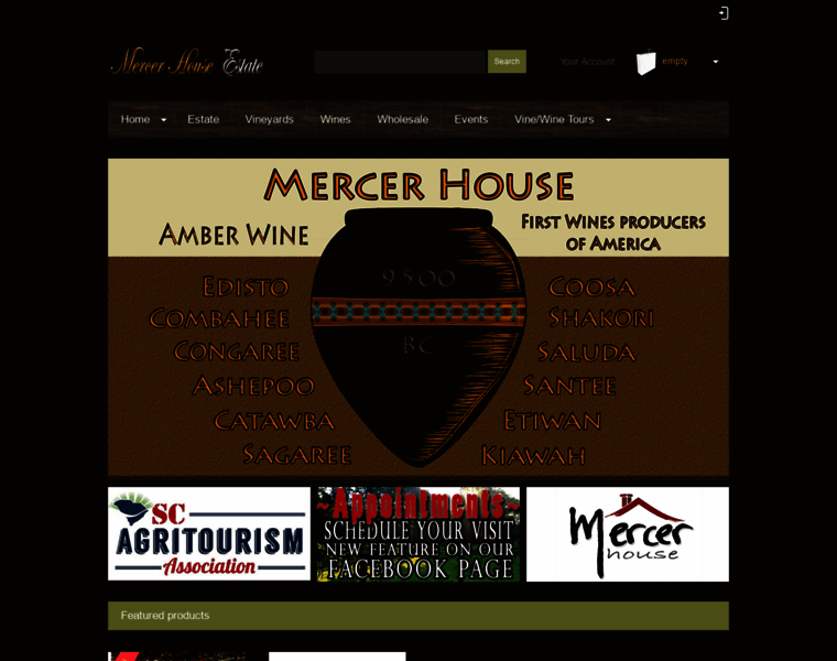 Mercerhouseestatewinery.com thumbnail