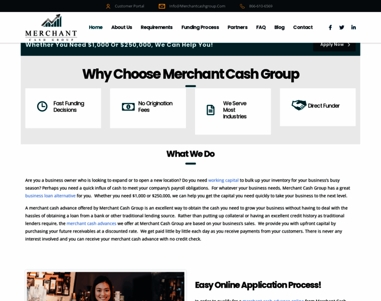 Merchantcashgroup.com thumbnail