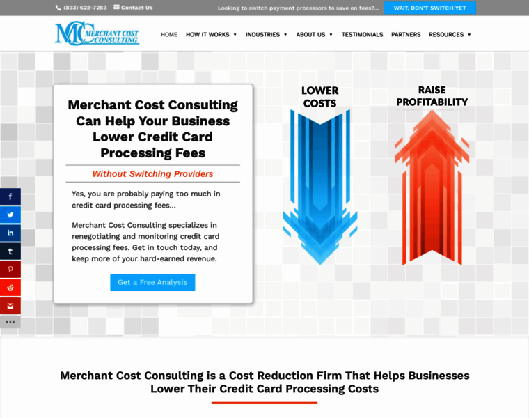 Merchantcostconsulting.com thumbnail