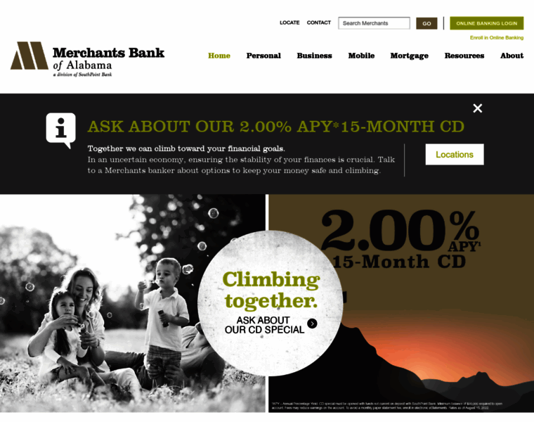 Merchantsbankal.com thumbnail