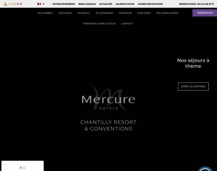 Mercure-chantilly.com thumbnail