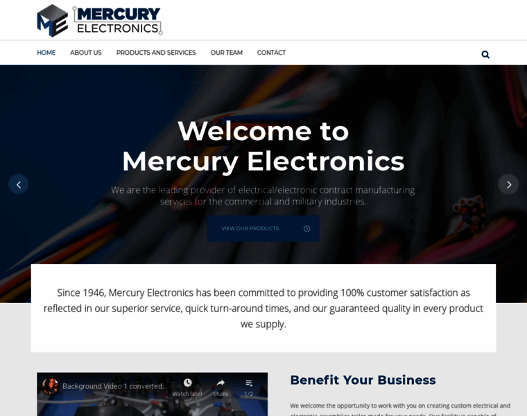 Mercuryelectronics.com thumbnail