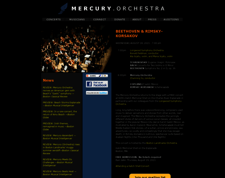 Mercuryorchestra.org thumbnail