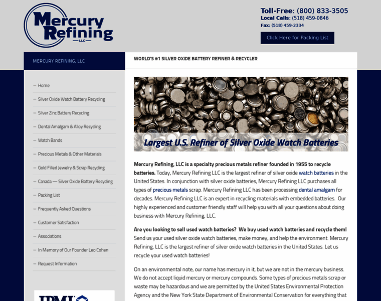 Mercuryrefining.com thumbnail