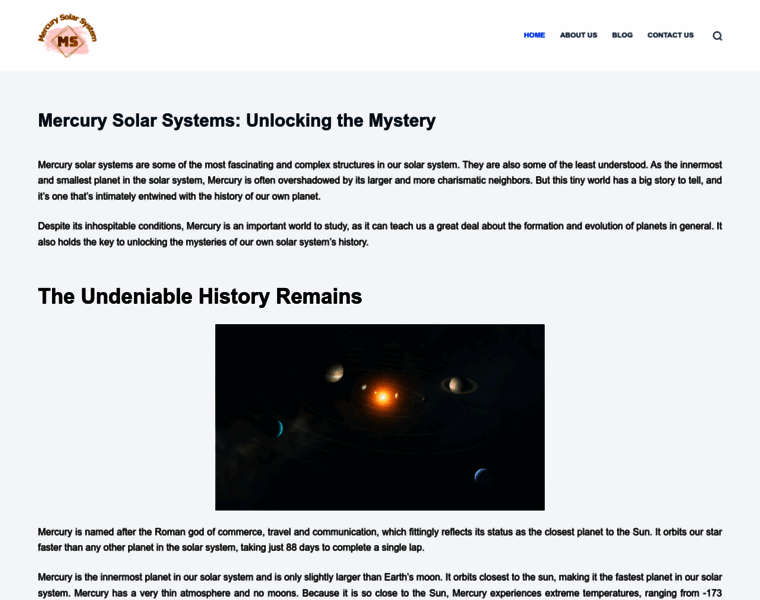 Mercurysolarsystems.com thumbnail