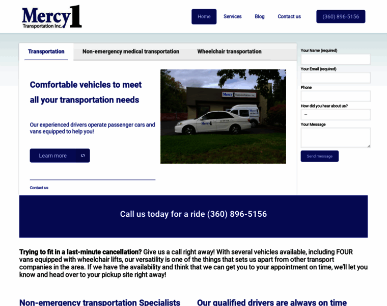 Mercy1transportation.com thumbnail