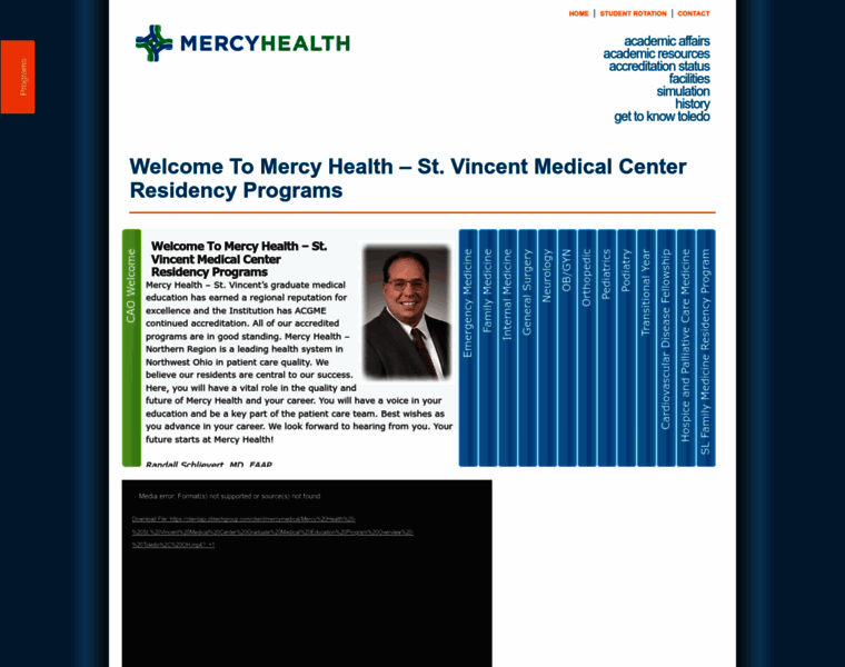 Mercymedicalresidency.org thumbnail