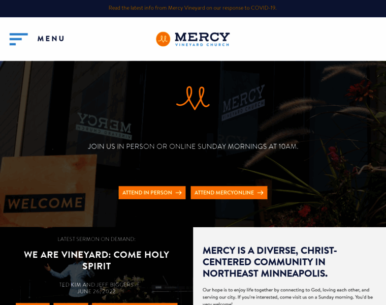 Mercyvineyard.org thumbnail