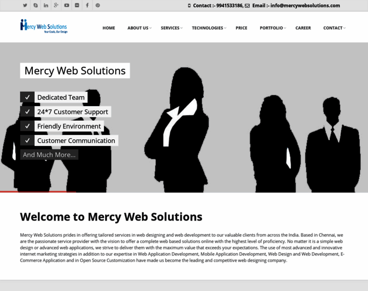 Mercywebsolutions.com thumbnail