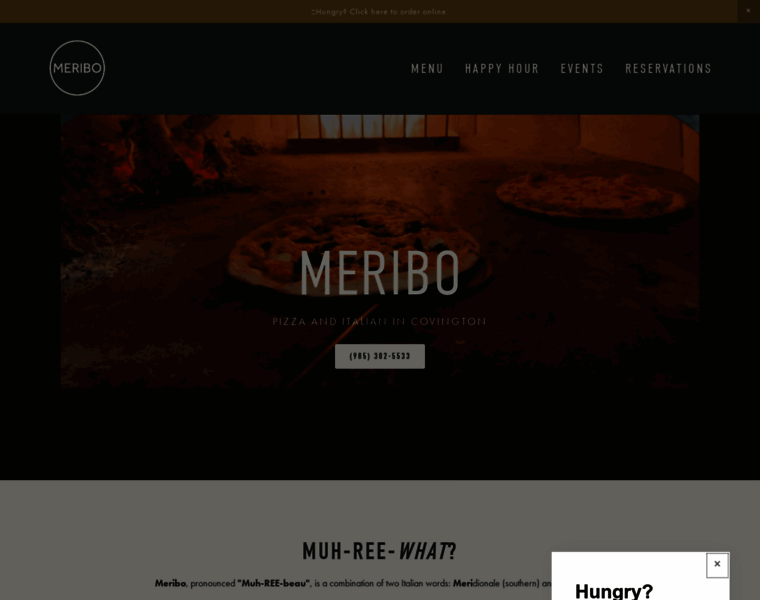 Meribopizza.com thumbnail