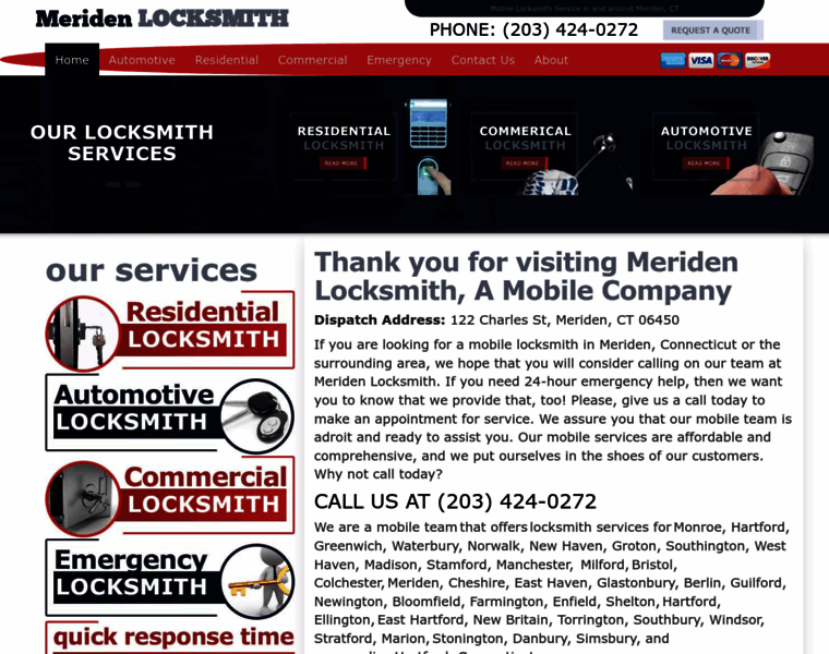 Meridenlocksmith.net thumbnail