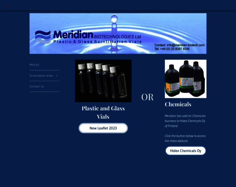 Meridian-biotech.com thumbnail