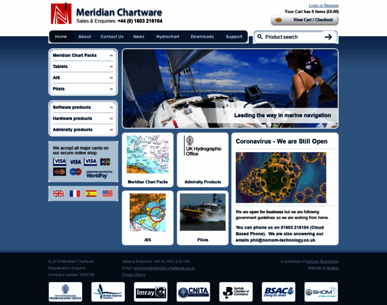 Meridian-chartware.co.uk thumbnail