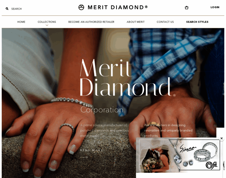 Meritdiamond.com thumbnail