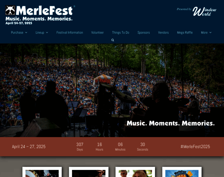 Merlefest.org thumbnail