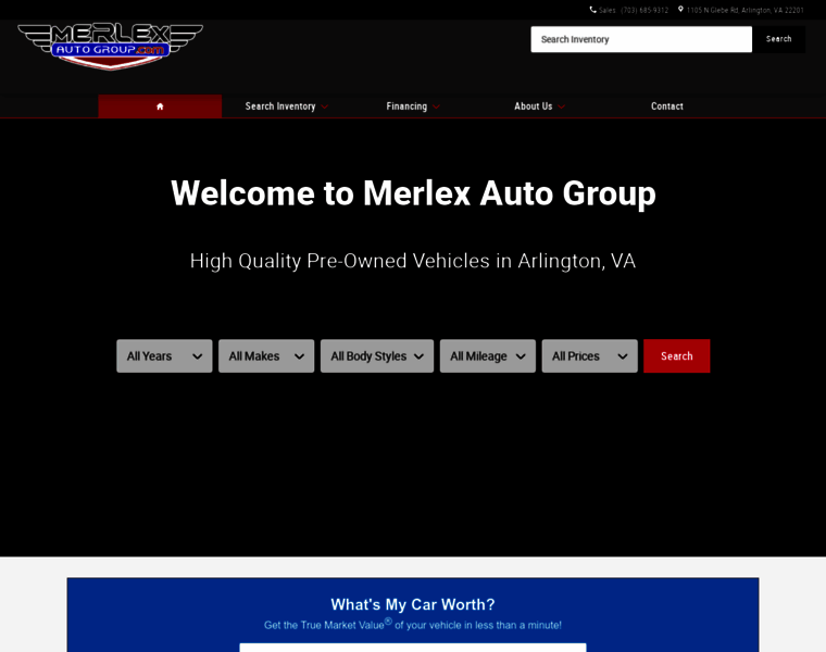 Merlexautogroup.com thumbnail