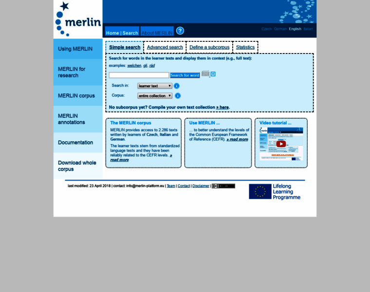 Merlin-platform.eu thumbnail