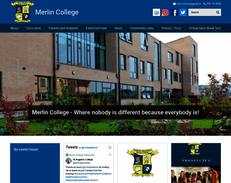 Merlincollege.ie thumbnail
