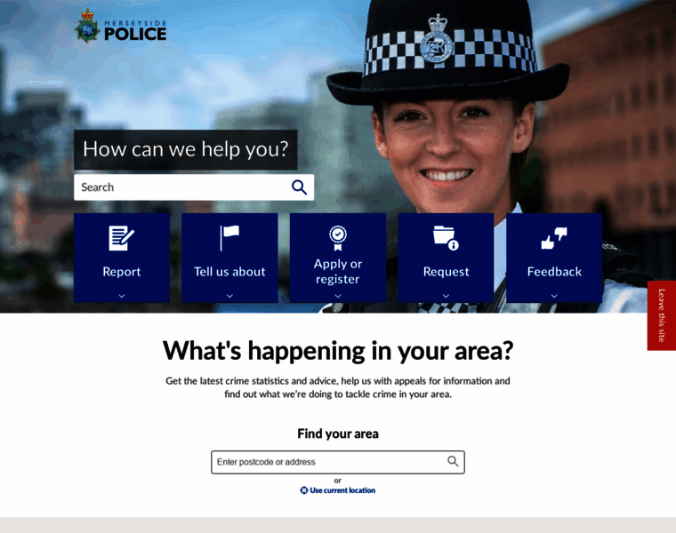 Merseyside.police.uk thumbnail