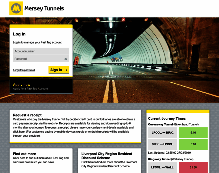 Merseytunnels.co.uk thumbnail