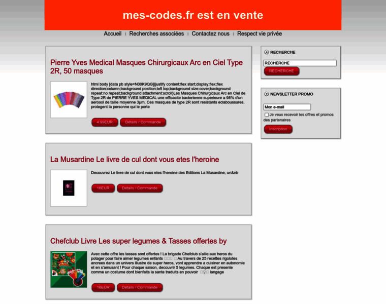 Mes-codes.fr thumbnail