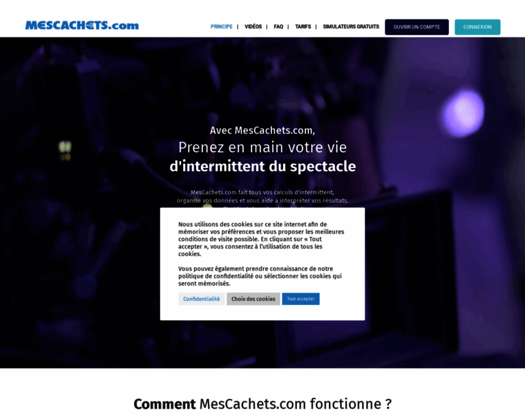 Mescachets.com thumbnail
