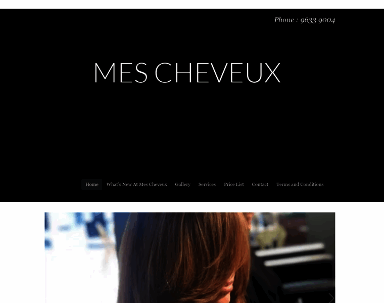 Mescheveux.com.au thumbnail