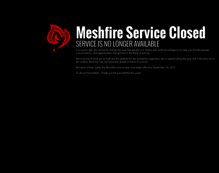 Meshfire.com thumbnail