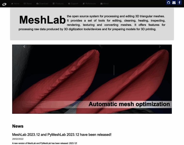 Meshlab.net thumbnail