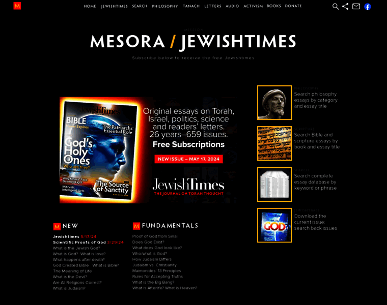 Mesora.org thumbnail