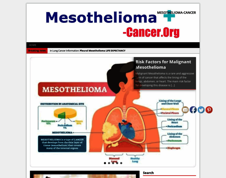 Mesothelioma-cancer.org thumbnail