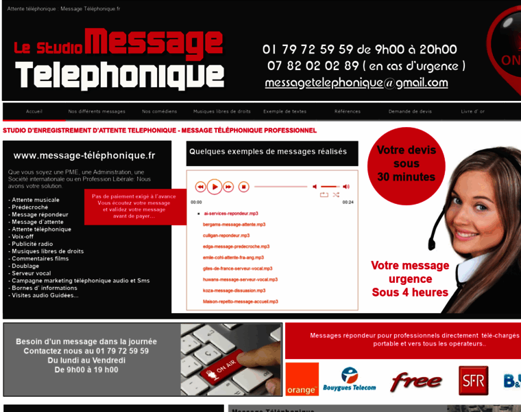 Message-telephonique.fr thumbnail