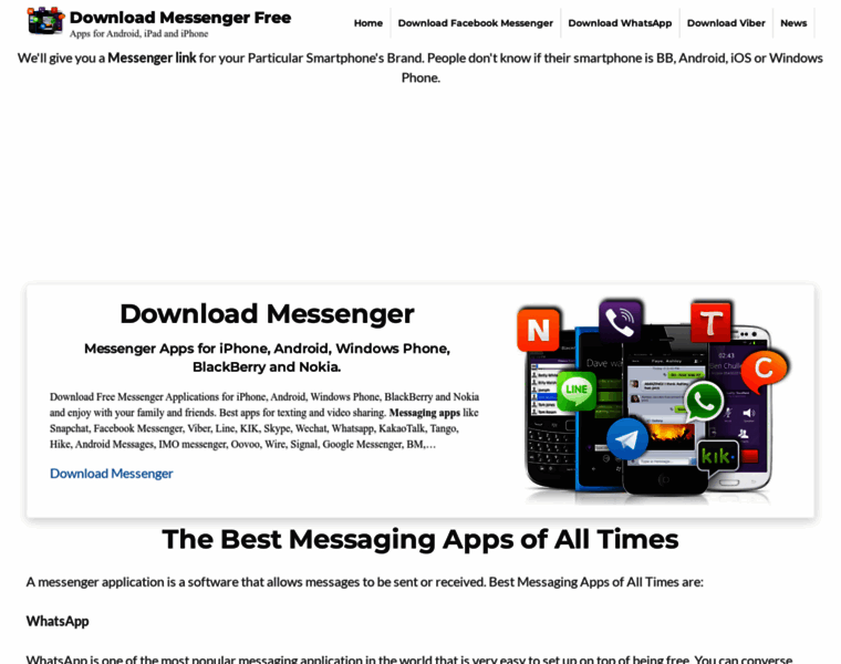 Messengerdownload.org thumbnail
