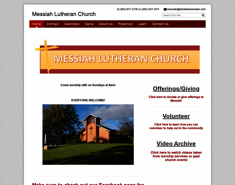 Messiah-lutheran-church.com thumbnail