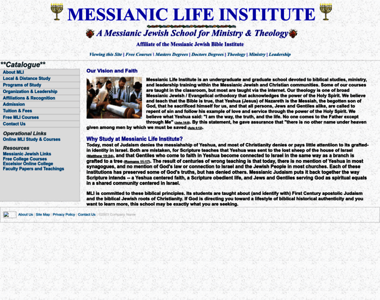 Messianiclife.org thumbnail