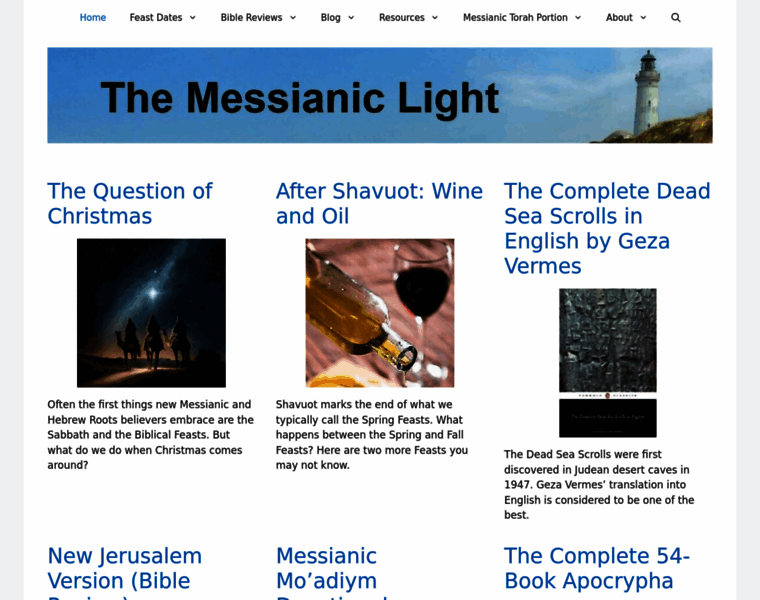 Messianiclight.com thumbnail