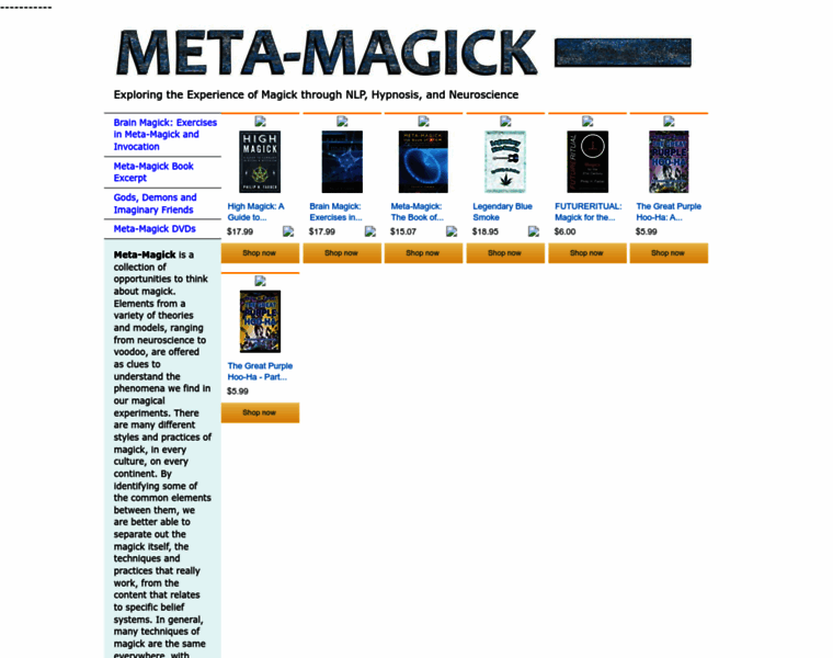 Meta-magick.com thumbnail