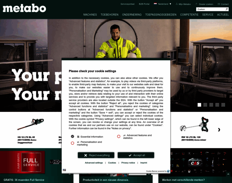 Metabo.nl thumbnail Metabo.nl thumbnail