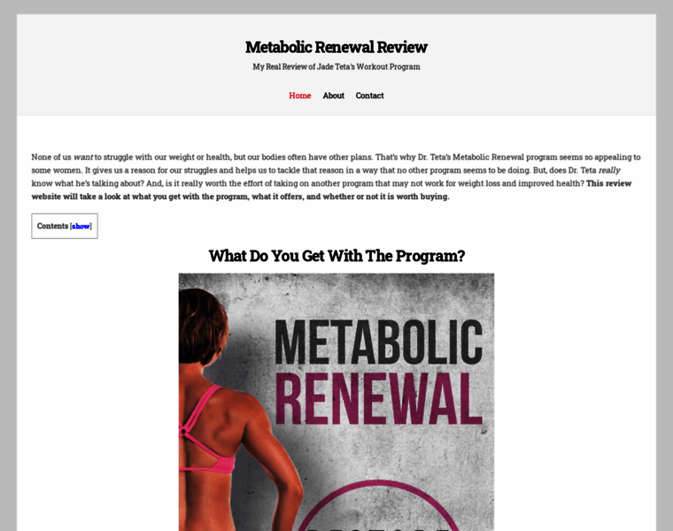 Metabolicrenewalreview.com thumbnail