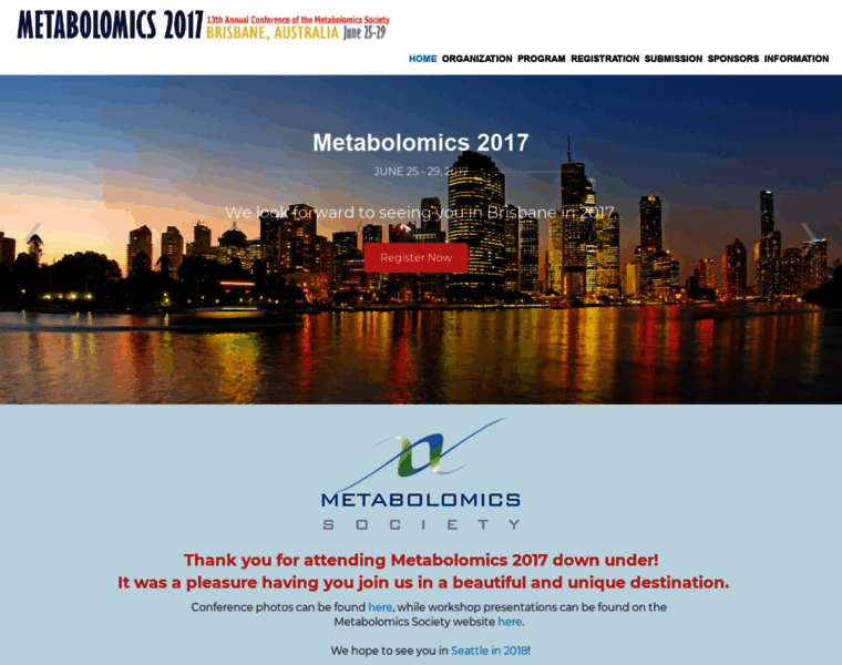 Metabolomics2017.org thumbnail