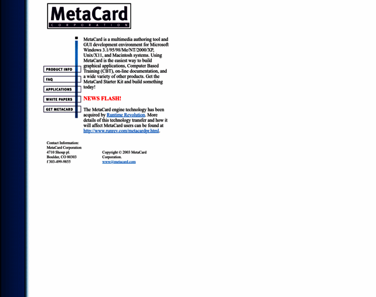 Metacard.com thumbnail Metacard.com thumbnail